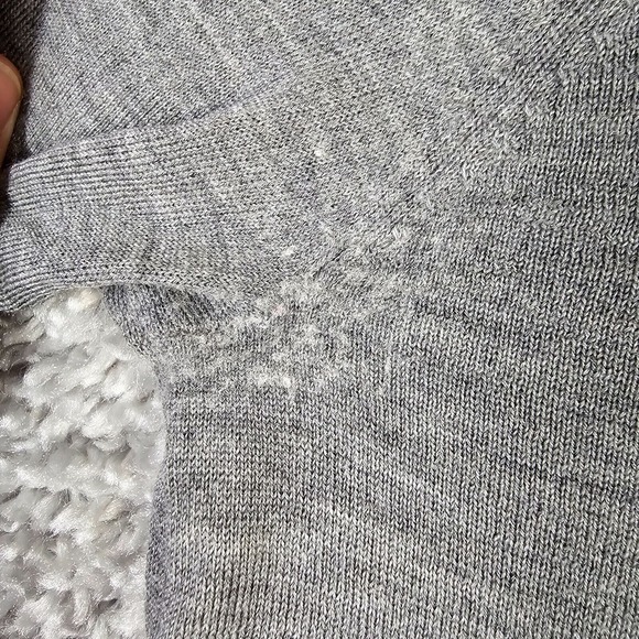 Suitsupply‎ Sweater Mens Extra Large Gray Pullover Sweatshirt Merino Wool Casual - Picture 5 of 13